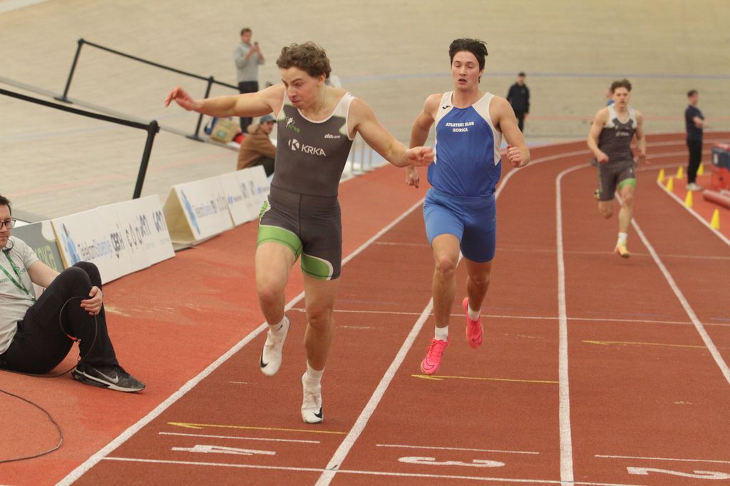 Jan Radakovič je zmagal v svoji skupin teka na 200m, skupno pa je bil tretji. (Foto: R. N.)