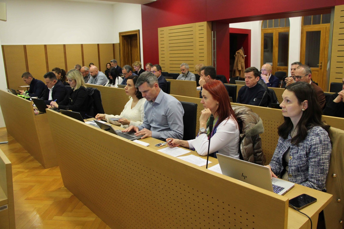 Novomeški mestni svetniki so včeraj potrdili prejemnike občinskih nagrad. (Foto: M. Ž.)